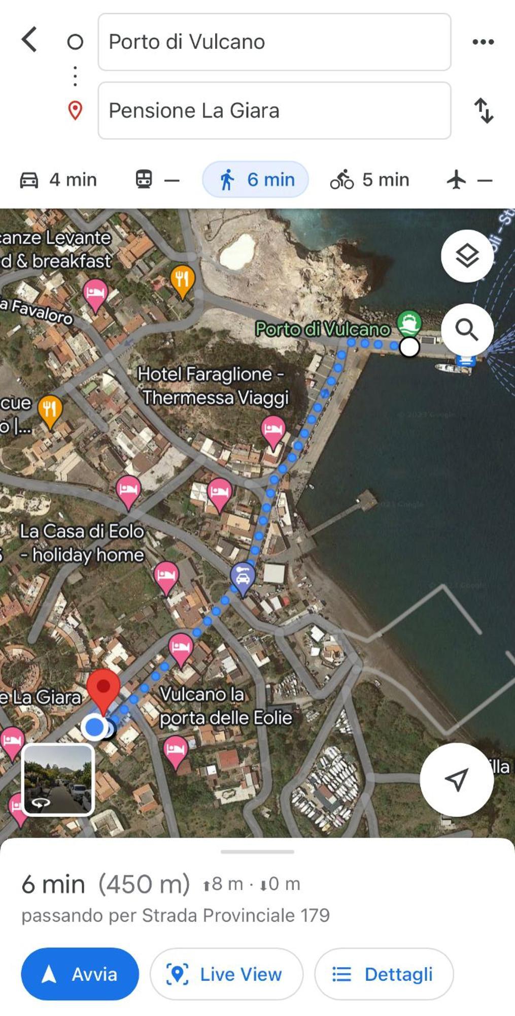 Frühstückspension La Giara Vulcano (Isola)